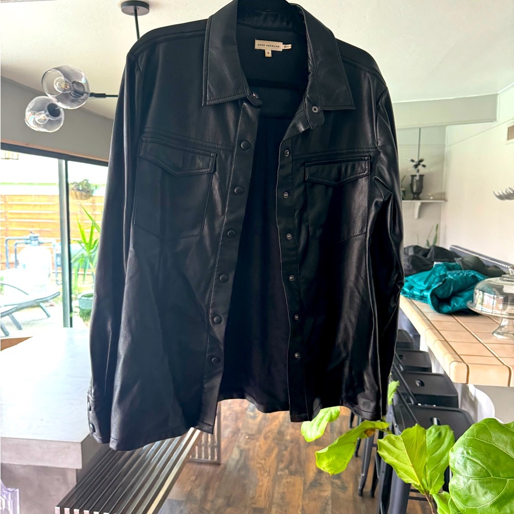 Good American Leather Top